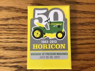 John Deere Lawn Tractor Pin July 26 - 28,  2013 Horicon Weekend Of Freedom Machines