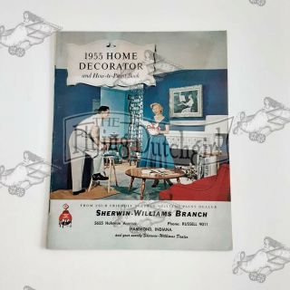 Vintage " 1955 Home Decorator " Sherwin - Williams