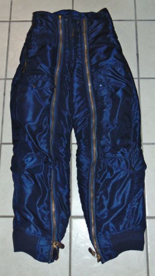 Vintage Usaf Us Air Force Heavy Flying Trousers Type D - 1a 1950 