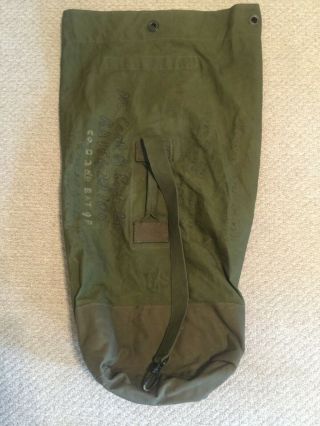 Named 1952 Korean War Era Us Army Duffle Laundry Bag Type 1 Homer Alden Co