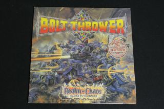 Bolt Thrower Realm Of Chaos Gatefold Vinyl Lp Complete With Booklet