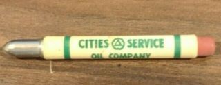 Vintage Cities Service Oil Company Bullet Pencil On The Spot Delivery