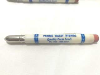 Vintage Advertising Bullet Pencil: Prarie Valley Hybrids,  Quality Farm Seeds