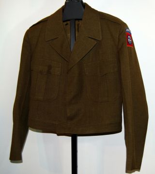 Vtg Orig Us Army Military 82nd Airborne Wool Ike Jacket Uniform Coat Korea 46r
