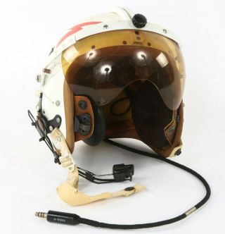 Korean War 1953 Usaf Air Force P - 1b Flight Helmet W/squad Colors,  Electronics,