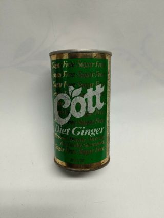 Vintage Cott Diet Ginger Ale Soda Can