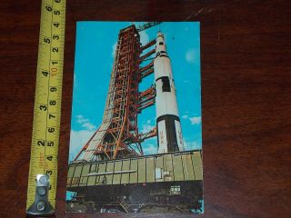 Postcard Vintage Old Rare John F Kennedy Space Center Nasa 1970
