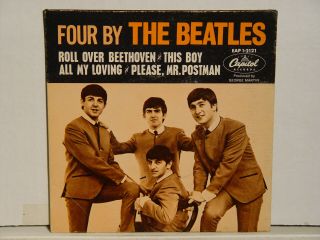 Beatles Capitol Ep Four By The Beatles Decent Shape