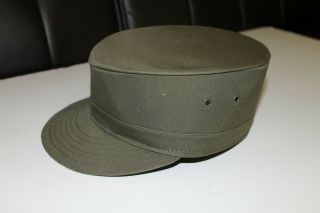 Vintage 1950’s Korean War Us Army Ridgeway Cap Hat 6 7/8 Size.  Castro,  Elvis