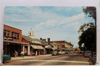Massachusetts Ma Cape Cod Hyannis Main Street Postcard Old Vintage Card View Pc