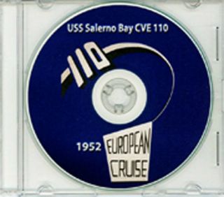 Uss Salerno Bay Cve 110 1952 Cruise Book Cd Us Navy Log