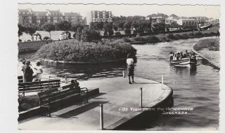 Old Real Photo Card Skegness Waterways Lincolnshire Animated Spilsby