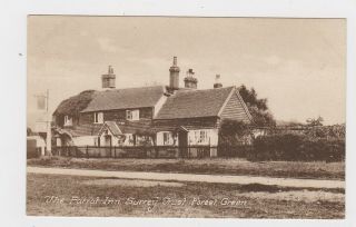 Great Old Card Of The Parrot Inn Forest Green Surrey 1926 Horsham Dorking