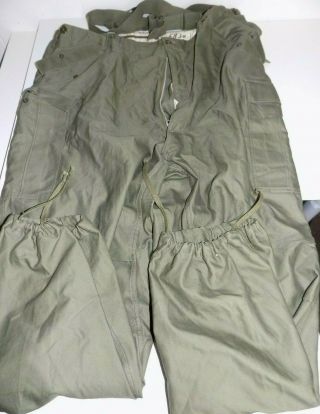 Us Korean War Era Us Army M - 1951 Field Pants Shell Trousers Long X - Large Strap