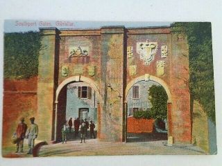 Gibraltar / Southport Gates - Old Gibraltar Postcard