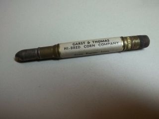 Garst & Thomas Hi - Bred Corn Pioneer Coon Rapids Iowa Advertising Bullet Pencil