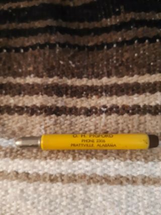 Bullet Pencil O H Pigford Prattville Alabama Minneapolis Moline