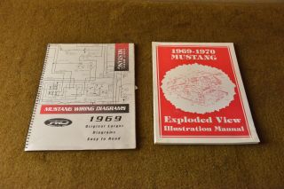 1969 1970 Mustang Illustration Manuals Diagrams Exploded View Wiring