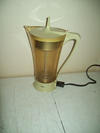 Vintage Hard To Find Oster Electric Percolator Coffee Pot Sleek Space Age Design