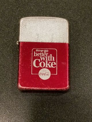 Vintage 1960’s " Things Go Better With Coke " Lighter