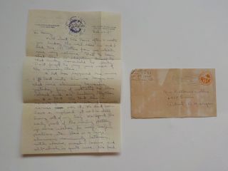 Korean War Letter 1951 Atomic Bomb Test U.  S.  S.  Avery Island Bikini Atoll