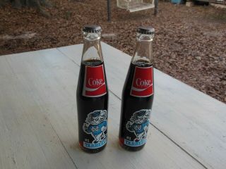 81 - 82 Unc National Champions University Of North Carolina Coke Coca - Cola Bottles