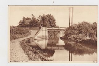 Old Card Grand Union Canal Berkhamsted Herts Around 1920 Hemel Hempstead
