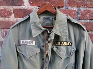 Vintage M51 Us Military Field Jacket Cold Weather Us Military Army Sz Small