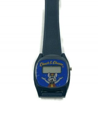 Vintage Chuck E Cheese LCD Digital Collectors Edition Watch Show Biz Pizza 2