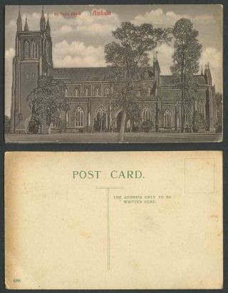 India Old Postcard St.  Paul 