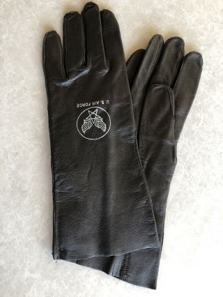 Vintage Us Air Force Usaf Type B - 3a Summer Leather Flying Gloves Sz: 10 Like