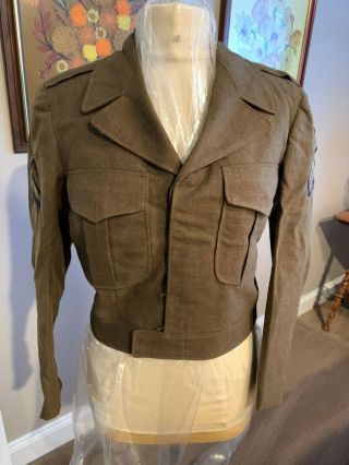 Korean War - Us 4th Army - Ike Jacket And Pants And Garrison Cap