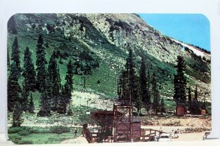 Colorado Co Berthoud Pass Twin Chair Lift Postcard Old Vintage Card View Post Pc