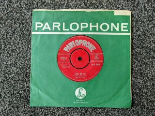 The Beatles 1962 Uk 1st Press Love Me Do With Label Error Parlophone Records