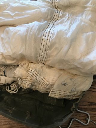 1950’s Military Chest Reserve Parachute,  Type T7A Buffalo N.  Y. 3