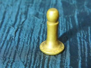 Vintage Brass Wax Stamp Seal " O " Made In England 1 - 1/16 "