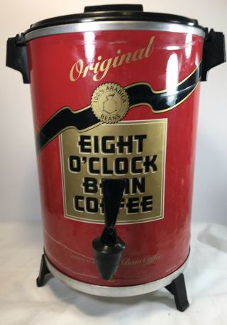 Vintage Westbend 30 Cup Eight O’clock Coffee Bean Percolator Urn Dispenser Read