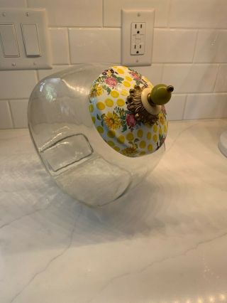 Mackenzie Childs Buttercup Cookie Jar With Lid