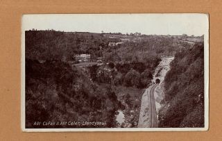 Vintage Postcard Of Old Llandysul Railway Line And Tunnel