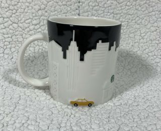 Starbucks York City Skyline Coffee Mug Cup 2012 Collectors Series Taxi