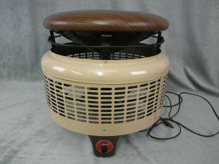 Vintage Mid Century Dayton Hassock Floor Fan 3 Speed