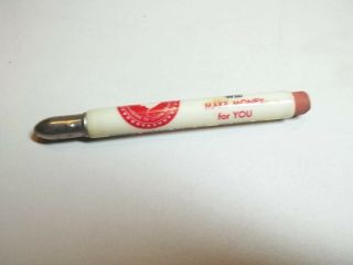 Crow ' s Hybrid Corn Walter Fuhrman Cleghorn Iowa Advertising Bullet Pencil 2