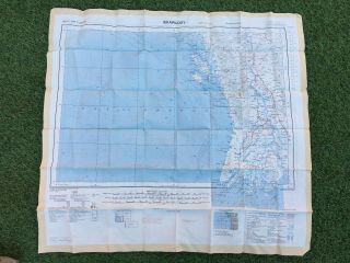 Cold War Issue 1950s British Raf Sas Arakan Irrawaddy Silk Escape Map