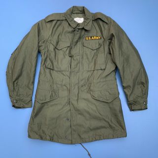 Vintage 50s Deadstock M - 1951 Field Jacket Unissued Korean War Small Us Army
