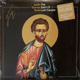 Signed Justin Townes Earle - The Saint Of Lost Causes Autographed Vinyl Lp