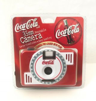 Vintage Coca Cola 35mm Camera Reusable Preloaded With Film