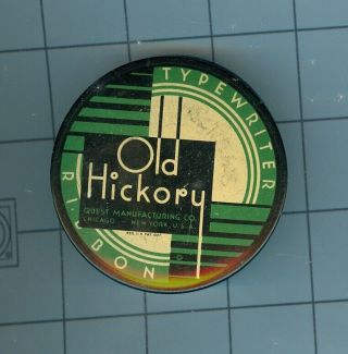 Old Hickory Typewriter Ribbon Tin