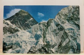Alaska Ak Mt Everest Postcard Old Vintage Card View Standard Souvenir Postal Pc