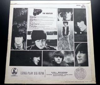 THE BEATLES Rubber Soul UK PARLOPHONE STEREO 3