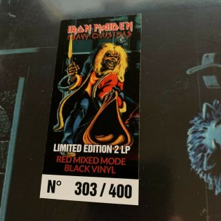 Iron Maiden Heavy Christmas London 12/23/81,  Soundcheck,  Red Vinyl 2lp 
